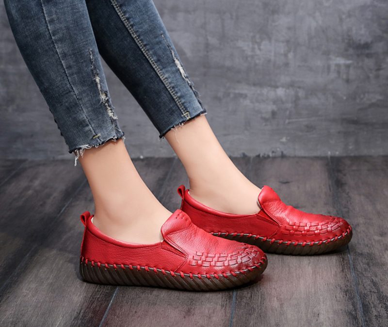 Zurie Dame Loafer Sko - Beige